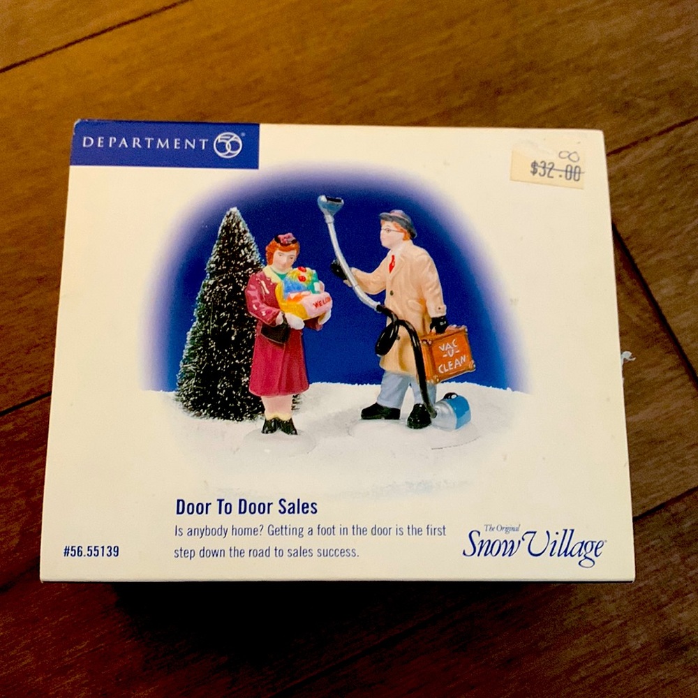 Department 56, Door to Door Sales, snow Village
